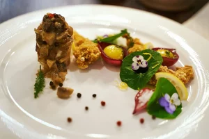 Plato de alta cocina