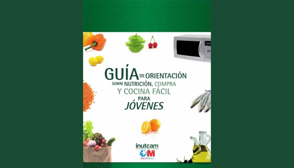Portada del libro gratuito: Guía de orientación sobre nutrición, compra y cocina fácil para jóvenes