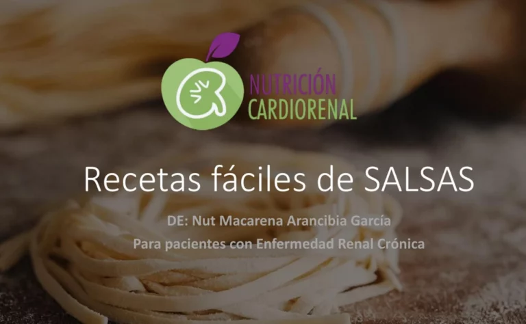 Portada del ebook gratuito: Recetas fáciles de salsas para pacientes con enfermedad renal crónica