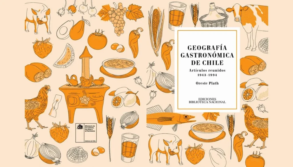 Portada del libro de cocina gratuito: Geografía gastronómica de Chile