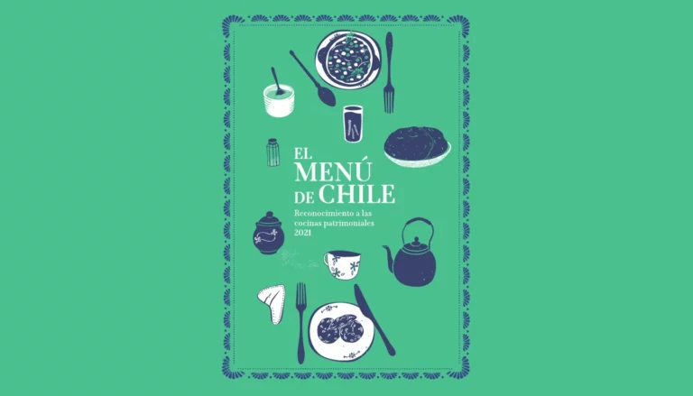 Portada del libro de cocina gratuito: El menú de Chile 2021