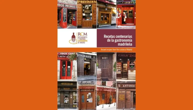 Portada del recetario de cocina gratuito: Recetas centenarias de la gastronomía madrileña