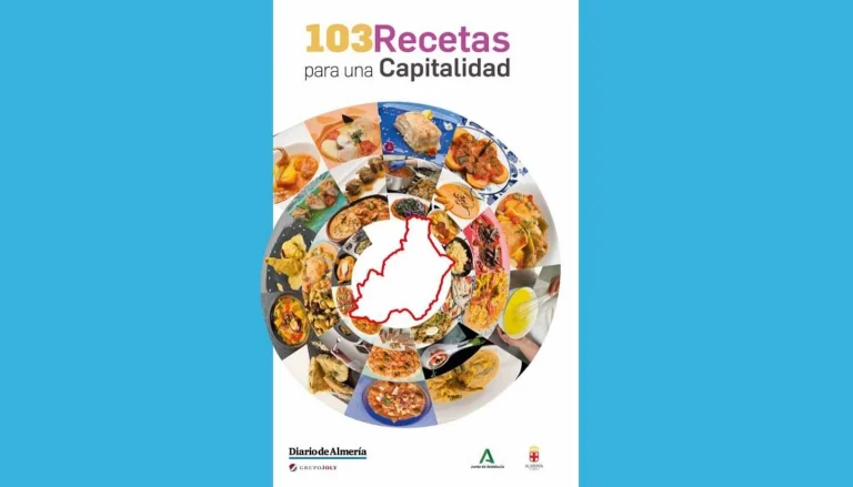 Portada del recetario gratuito de cocina almeriense: 103 Recetas para una capitalidad