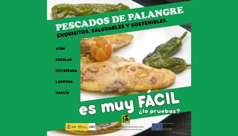 Portada del recetario de cocina gratuito: Pescados de palangre. Exquisitos, saludables y sostenibles