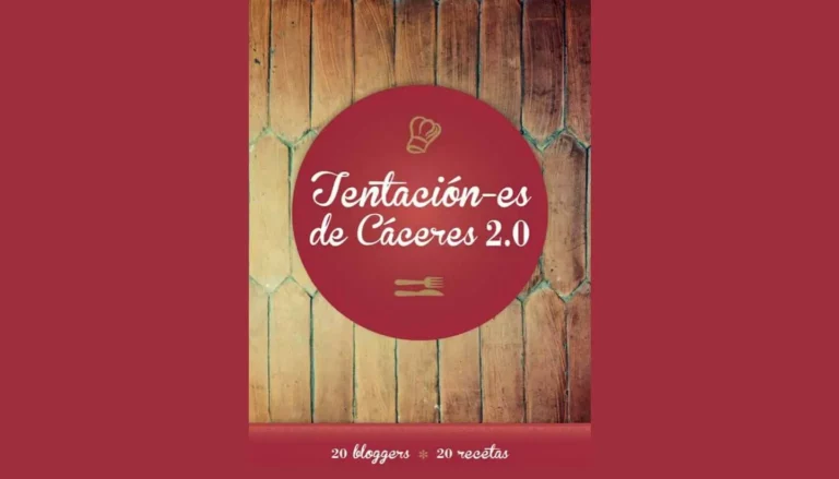 Portada del libro de cocina gratuito: Recetario tentación-es de Cáceres 2.0