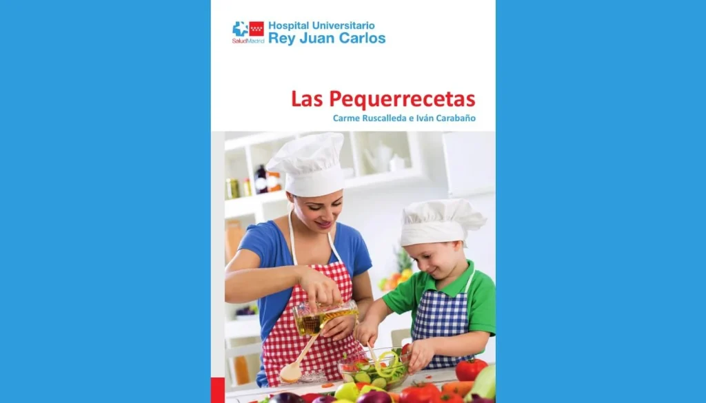 Portada del libro gratuito de cocina para niños: Las pequerrecetas 10ª edición